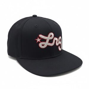 LRG Lifted Research Group Script‎ Outline Snapback Hat Black Red White L2TPMHSXX